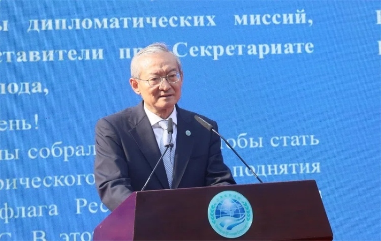 上合組織秘書長張明出席活動并致辭。主辦方供圖