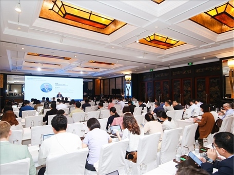 7月11日，由華陽海洋研究中心、中國南海研究院、中國國際法學(xué)會聯(lián)合撰寫的《南海仲裁案裁決再批駁》報(bào)告在北京發(fā)布。華陽海洋研究中心供圖