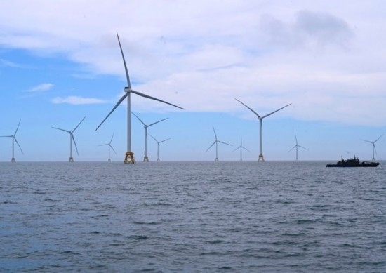 2024年6月19日拍攝的三峽集團(tuán)漳浦二期海上風(fēng)電項目。新華社記者 林善傳 攝