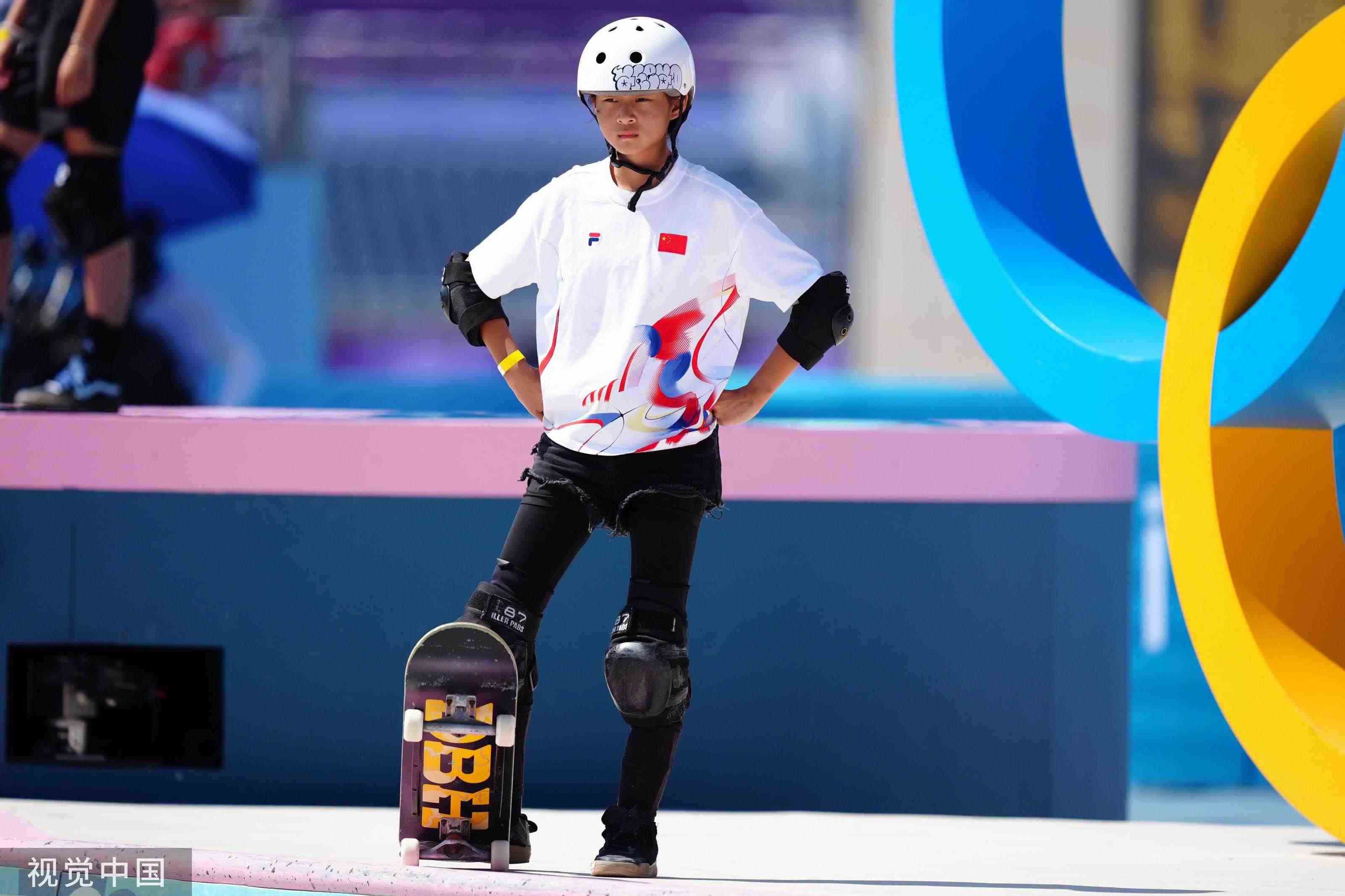 11歲的鄭好好出戰(zhàn)奧運(yùn)會(huì) 圖片來源：視覺中國(guó)