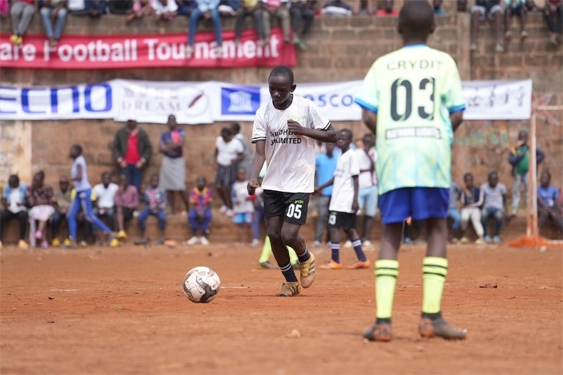 足球比賽現(xiàn)場(chǎng)。主辦方供圖