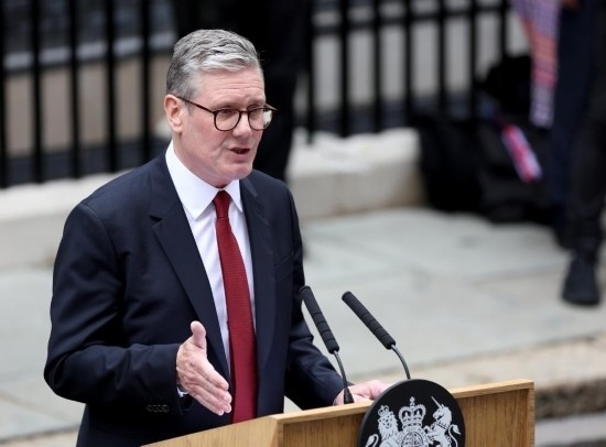  圖為英國首相斯塔默資料照片。（新華社記者李穎攝）