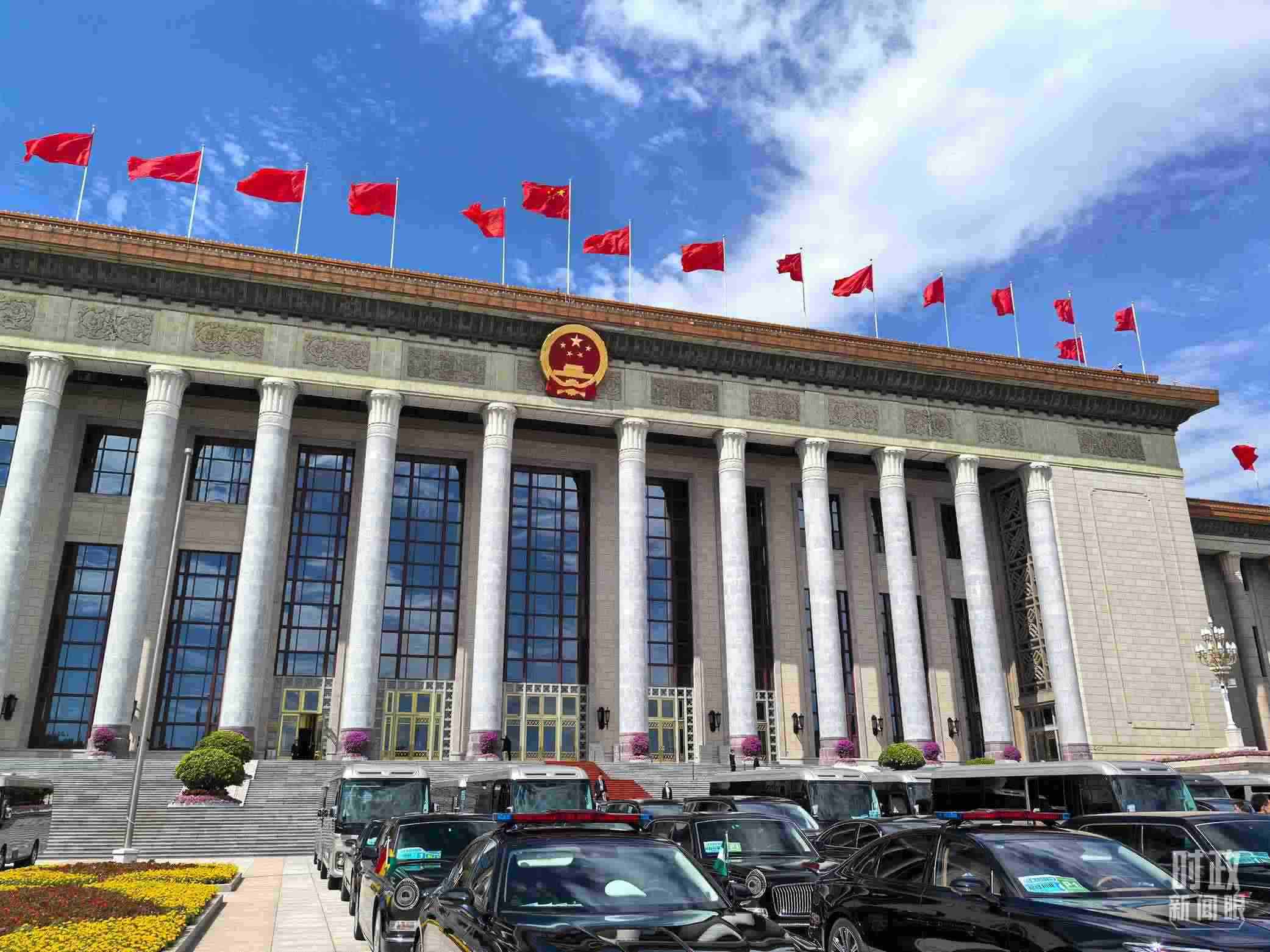  △9月5日上午，中非合作論壇北京峰會開幕式在北京人民大會堂舉行。（總臺央視記者劉瑞琳拍攝）