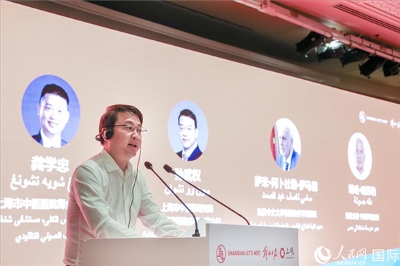 龔學(xué)忠在發(fā)言中。人民網(wǎng)記者 黃培昭攝