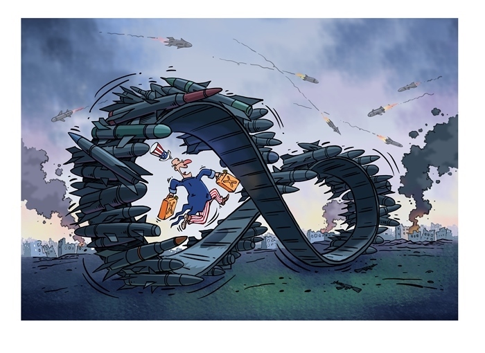 漫畫作者：馬宏亮（人民網(wǎng)版權(quán)圖片，未經(jīng)授權(quán)請(qǐng)勿轉(zhuǎn)載。）