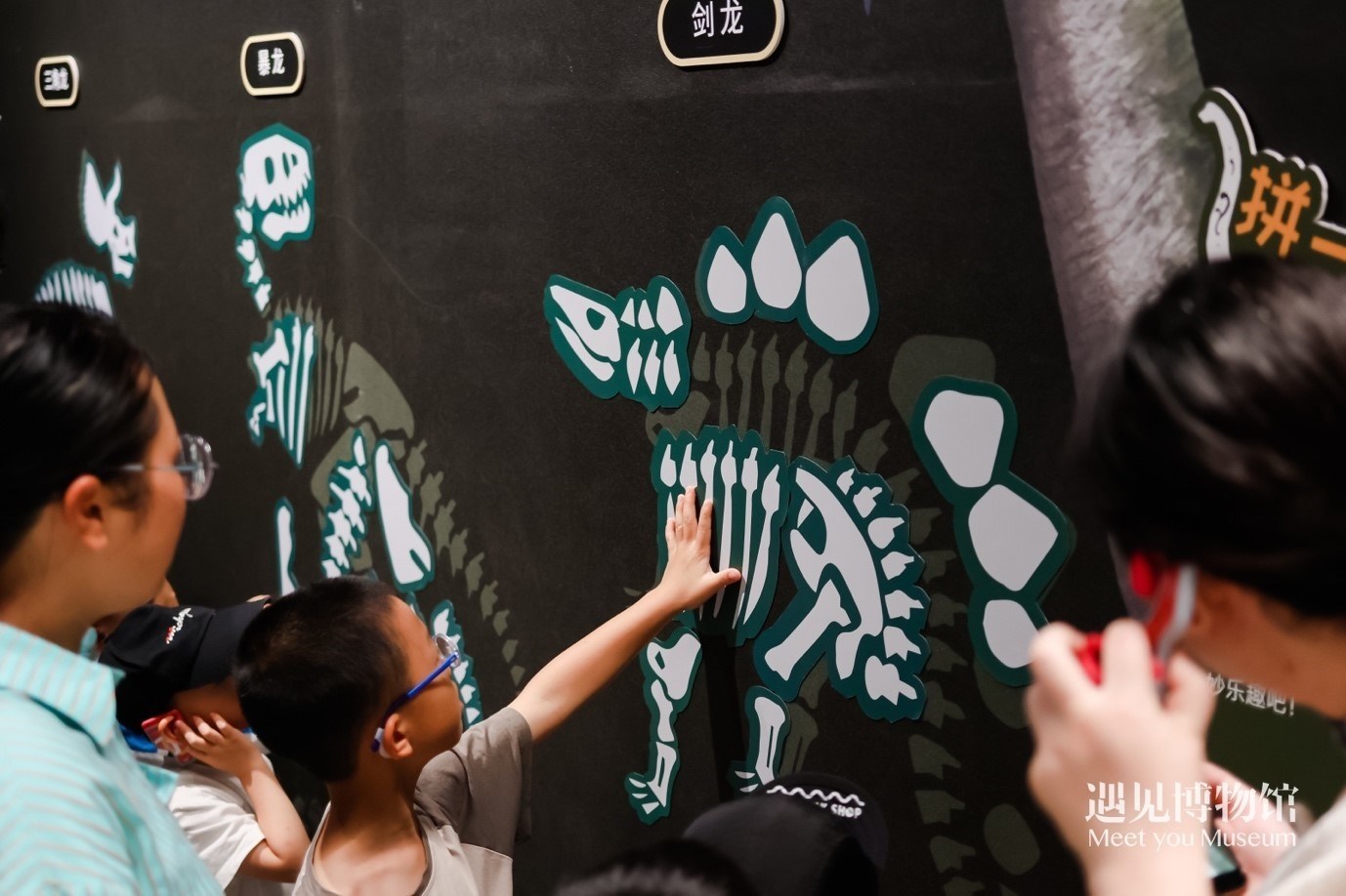 5. “2億年的地球記憶——恐龍化石特展”互動(dòng)區(qū)域。遇見博物館供圖