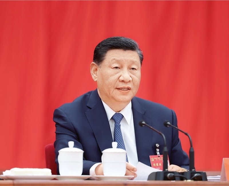中國共產(chǎn)黨第二十屆中央委員會第三次全體會議，于2024年7月15日至18日在北京舉行。中央委員會總書記習近平作重要講話。 新華社記者 鞠鵬/攝