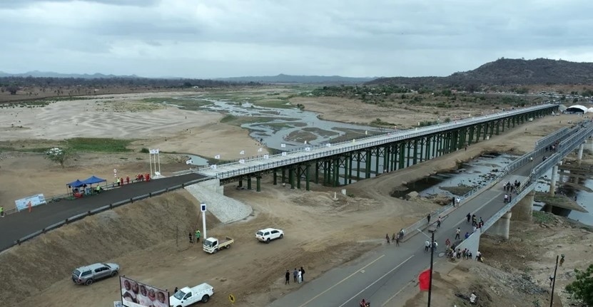 大橋全景。中交二公局第二工程有限公司供圖