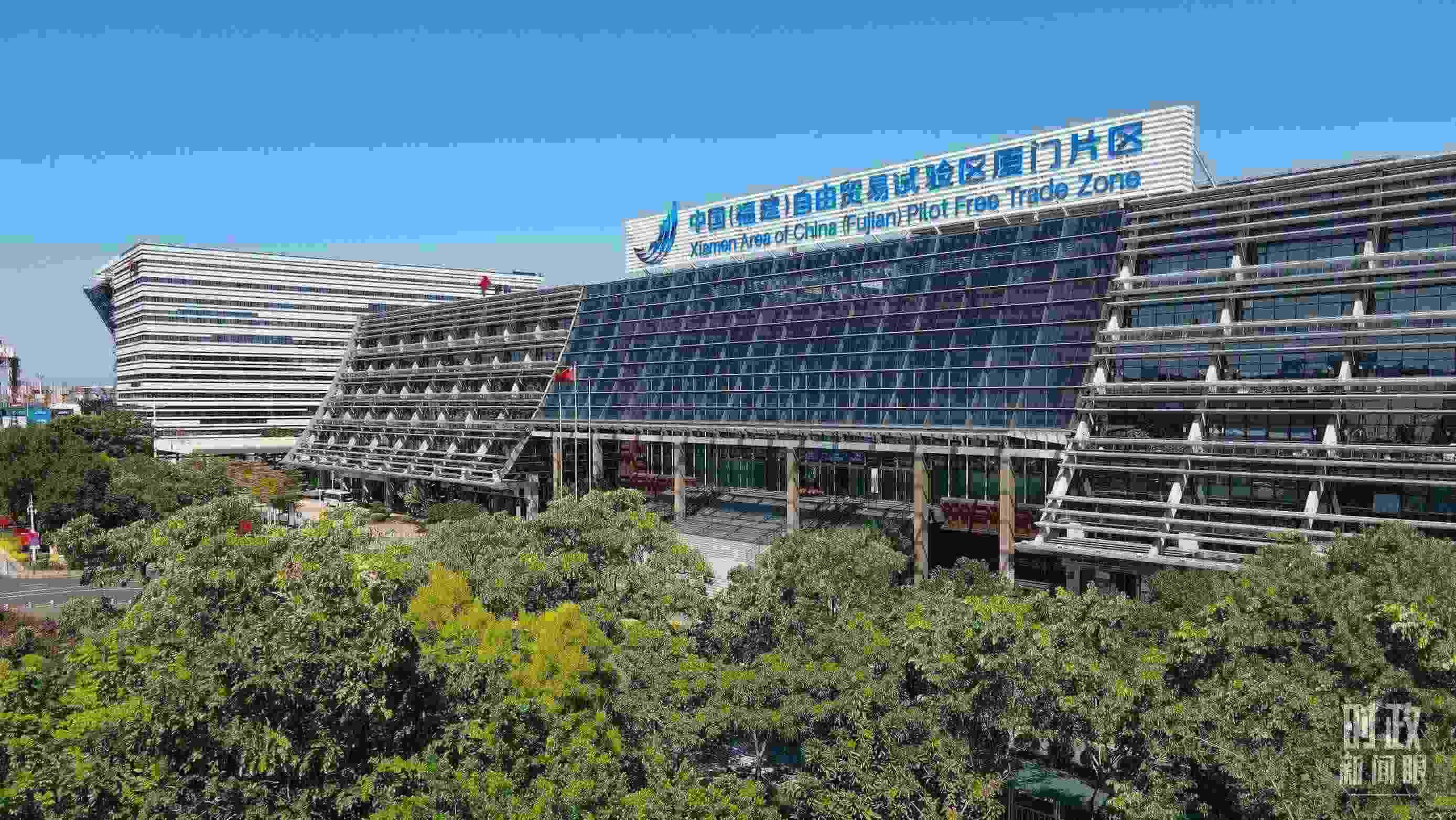 △中國（福建）自由貿(mào)易試驗區(qū)廈門片區(qū)。（總臺記者鄭皓拍攝）