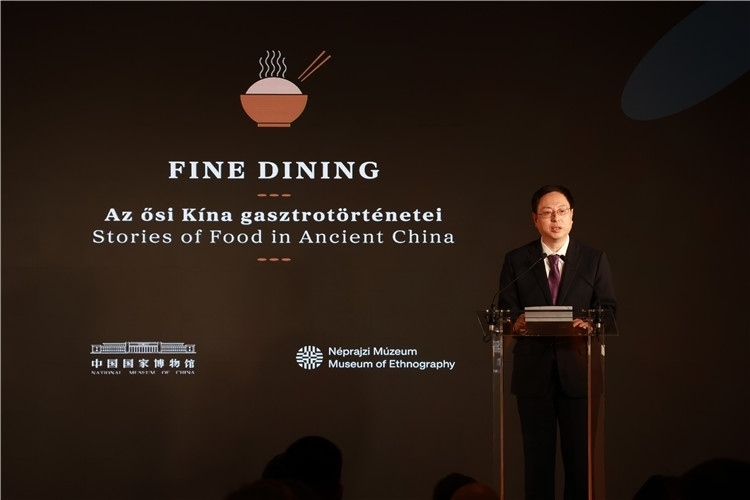 中國國家博物館副館長楊帆致辭。圖片由中國駐匈牙利大使館提供。