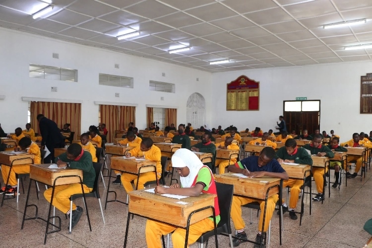 考場現(xiàn)場。埃格頓大學(xué)孔子學(xué)院供圖