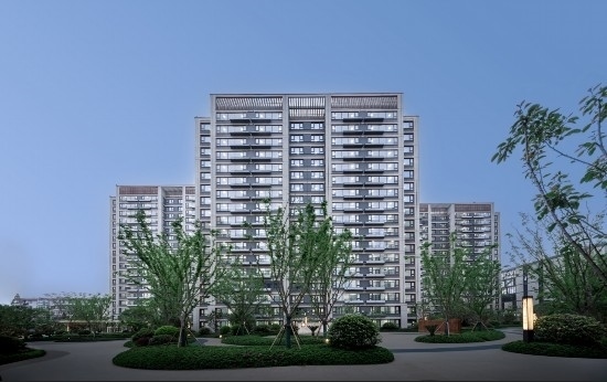 圖為改造后的中鐵臻庭小區(qū)整體外觀。王碩敏 攝