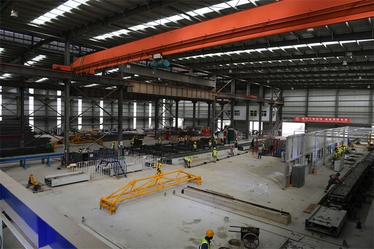 中企建設軌枕廠生產(chǎn)線 中國鐵建供圖