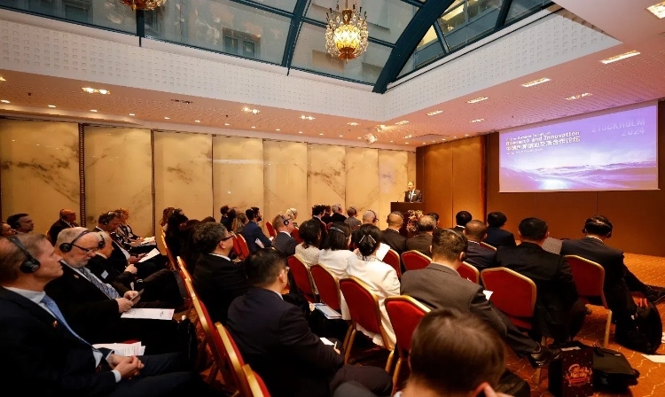 中瑞創(chuàng)新創(chuàng)業(yè)交流合作論壇活動現(xiàn)場。中國駐瑞典大使館供圖