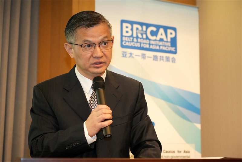 鄭學(xué)方作主旨演講。主辦方供圖