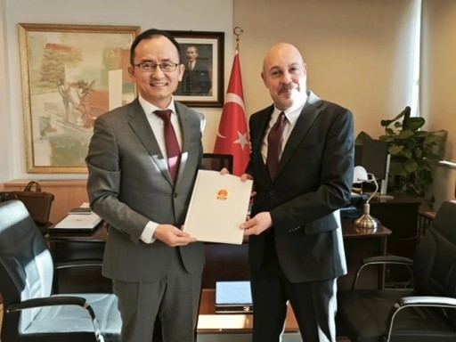 現(xiàn)場(chǎng)合影。中國駐土耳其大使館供圖