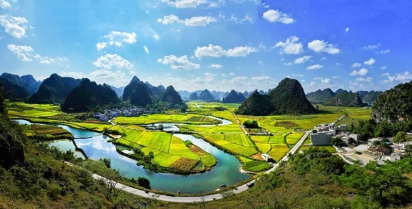 廣西天等都康田園風光。主辦方供圖
