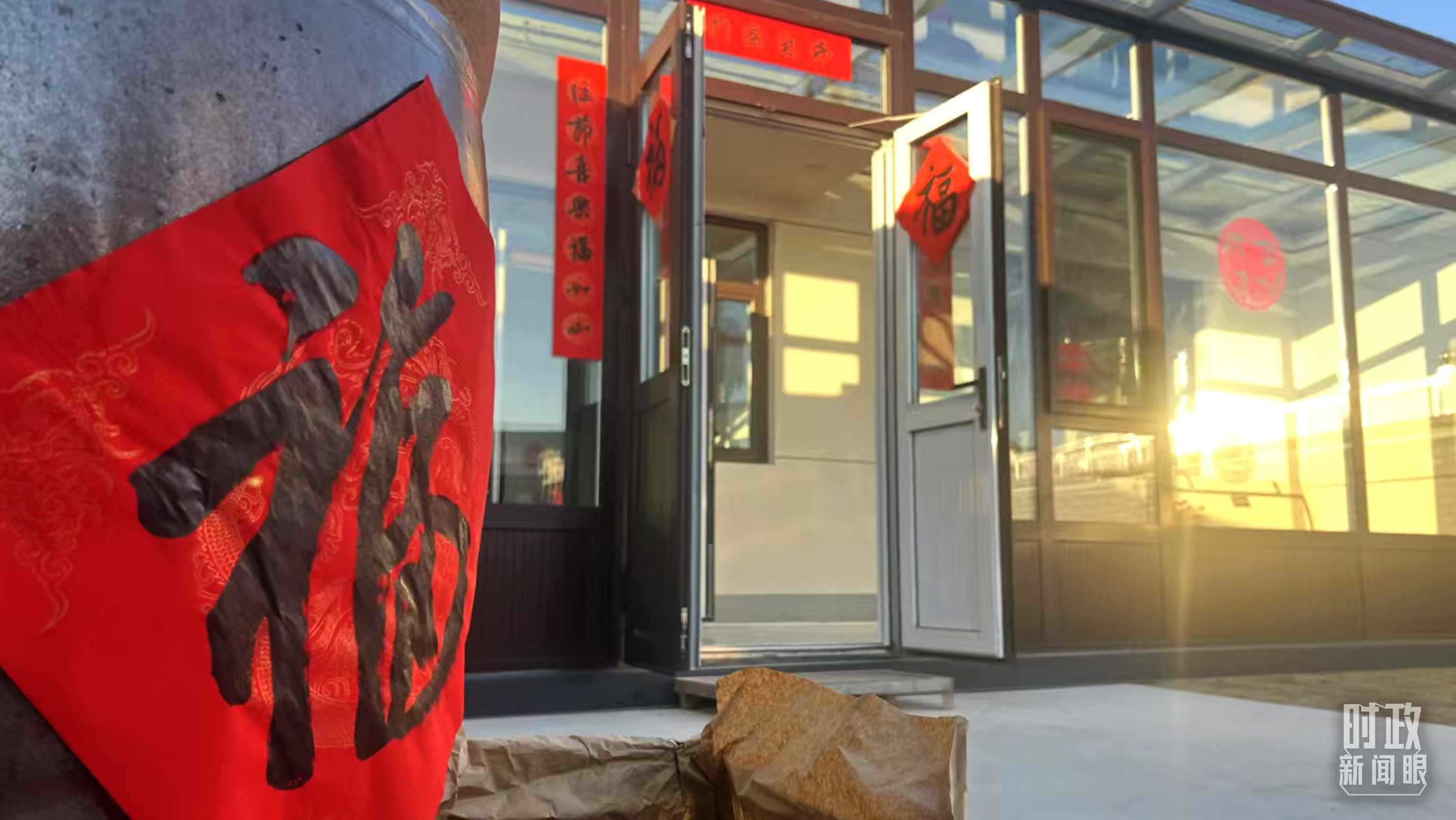 祝家溝村新居。（總臺(tái)央視記者李煒拍攝）