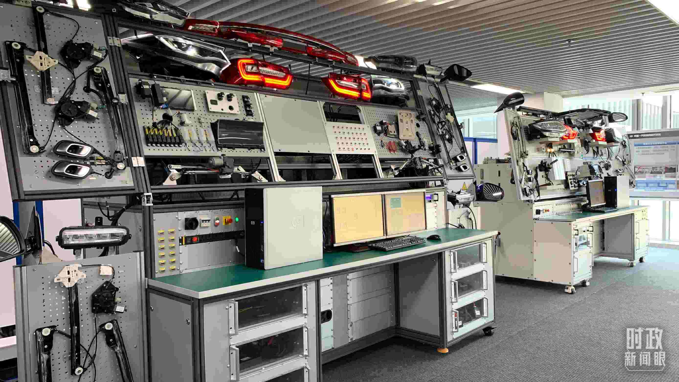 △吉林長春，一汽整車硬件測試實驗室。（總臺央視記者邢彬拍攝）