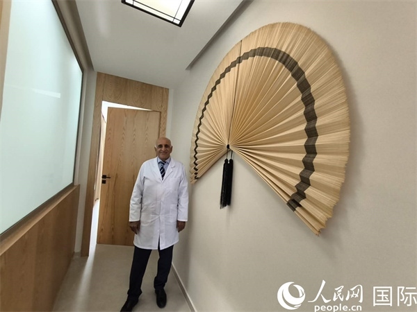 哈利勒的診所內(nèi)。人民網(wǎng)記者 黃培昭攝