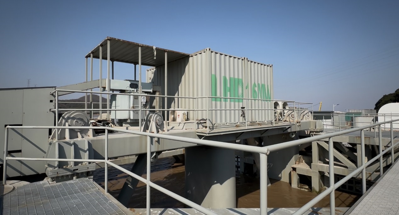 LHD潮流能發(fā)電站。人民網(wǎng)記者 王紹紹攝