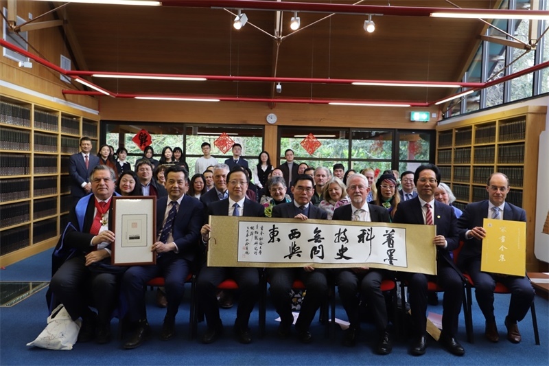 《宋畫全集》亮相劍橋大學(xué)李約瑟研究所。主辦方供圖