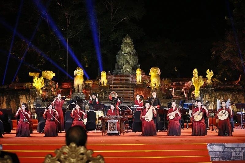 2024年1月13日，在柬埔寨暹粒舉行的“中柬人文交流年”啟動儀式。