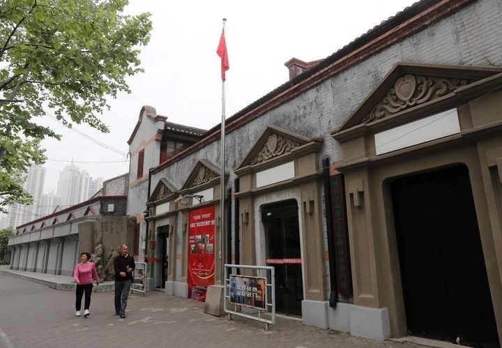 這是2018年5月1日拍攝的中國(guó)勞動(dòng)組合書記部舊址陳列館外景。新華社記者 劉穎 攝