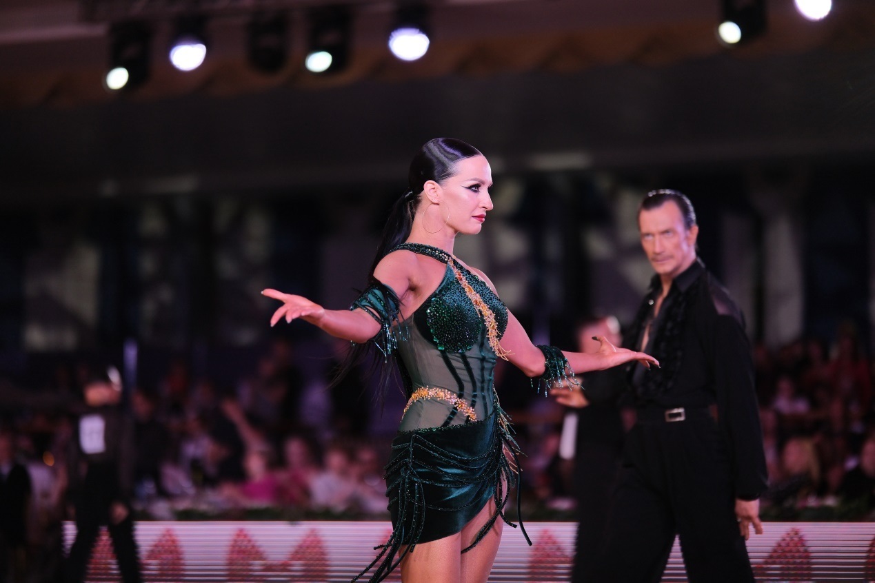 第七屆“克里姆林宮杯”國標舞錦標賽現(xiàn)場。于子恒攝