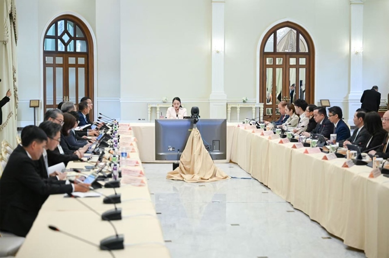 會議現(xiàn)場。泰國總理府供圖