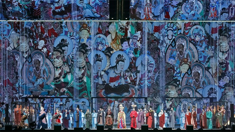 《受到召喚·敦煌》劇照。國話供圖