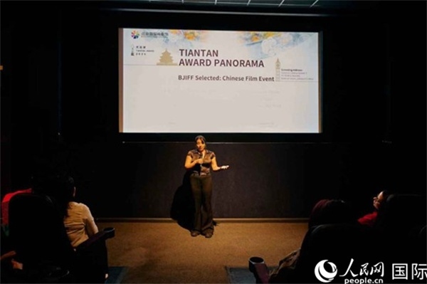 天壇映像全球巡展·倫敦站放映現(xiàn)場(chǎng)。楊浩鵬攝