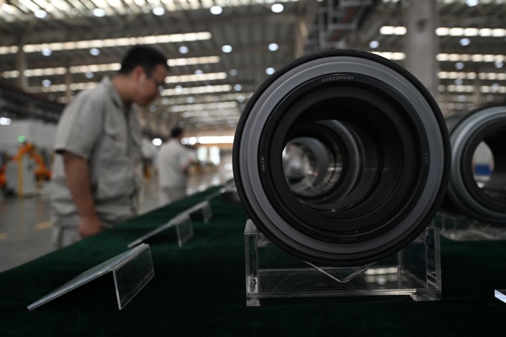 這是洛陽軸承集團(tuán)股份有限公司生產(chǎn)的軸承產(chǎn)品。新華社記者 李嘉南 攝
