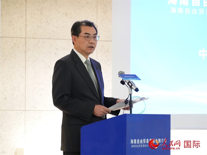 中國駐日本大使吳江浩致辭。人民網(wǎng) 許可攝