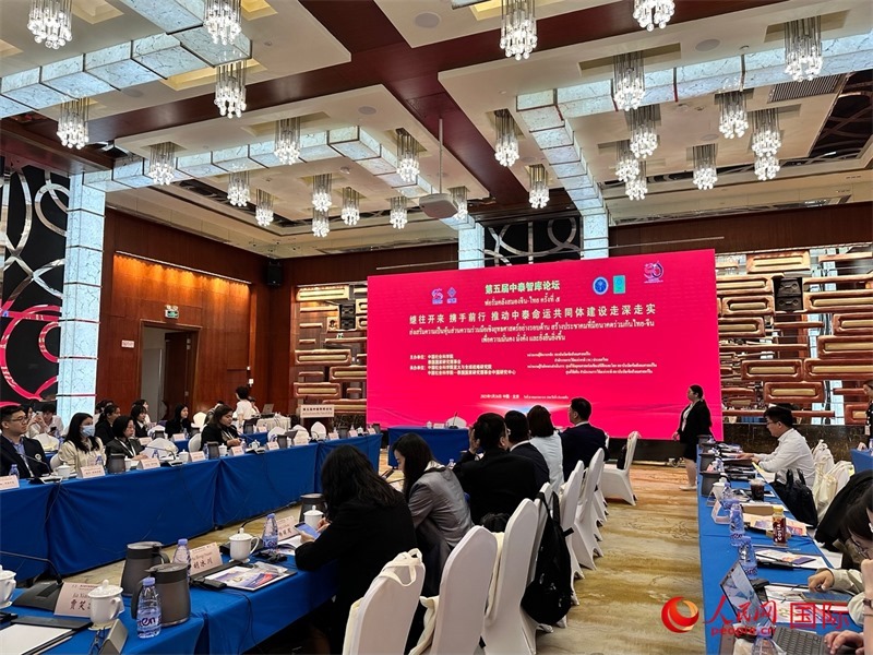 第五屆中泰智庫論壇現(xiàn)場。人民網 孫書宇攝